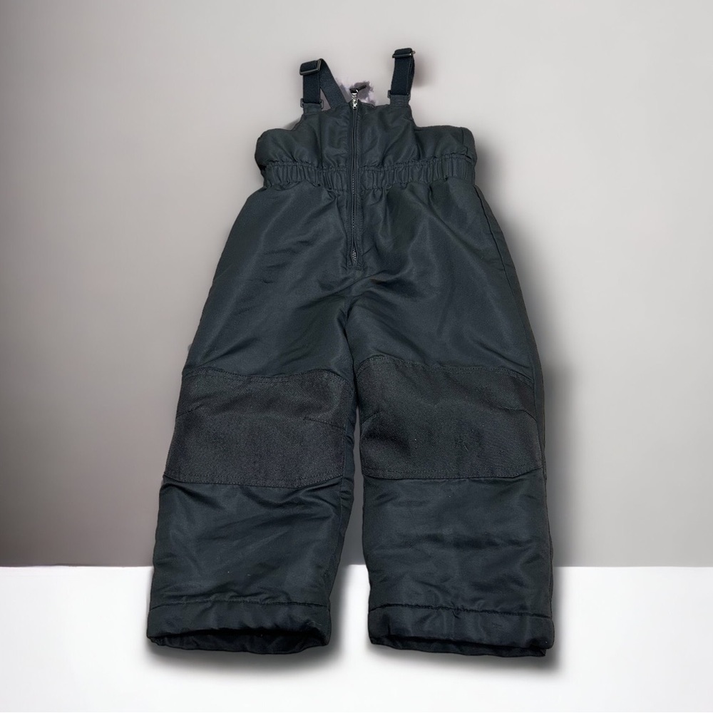 Healthtex Snow Suit Bibs 2T Black Toddler Kids Winter Pants Overalls